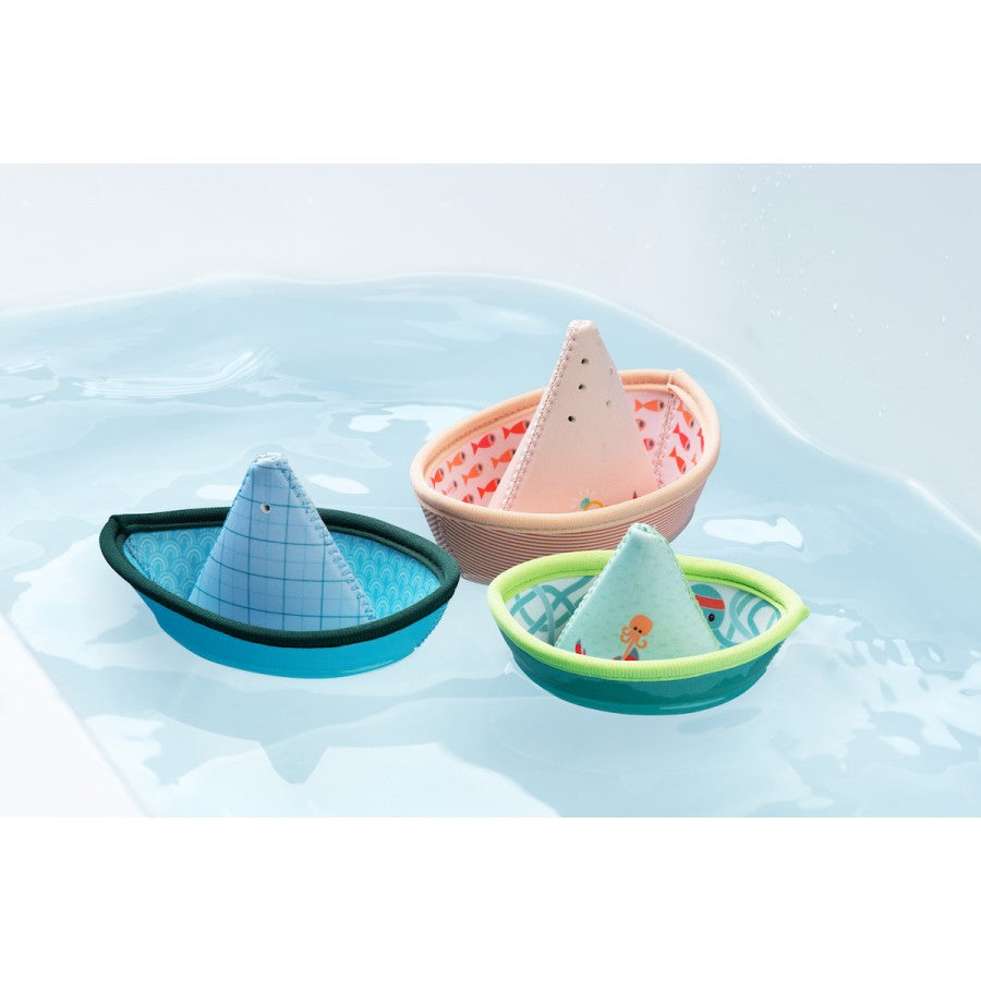 Lot de 3 bateaux de bain "Jungle" - Lilliputiens