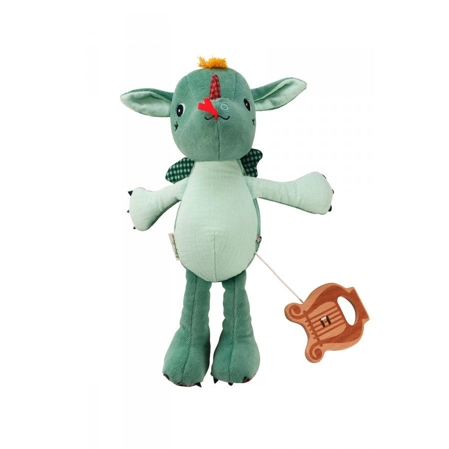 Peluche musicale eco-friendly "Joe le dragon" - Lilliputiens.