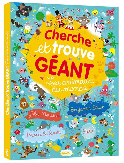 Cherche et trouve géant "Les animaux du monde" - Auzou