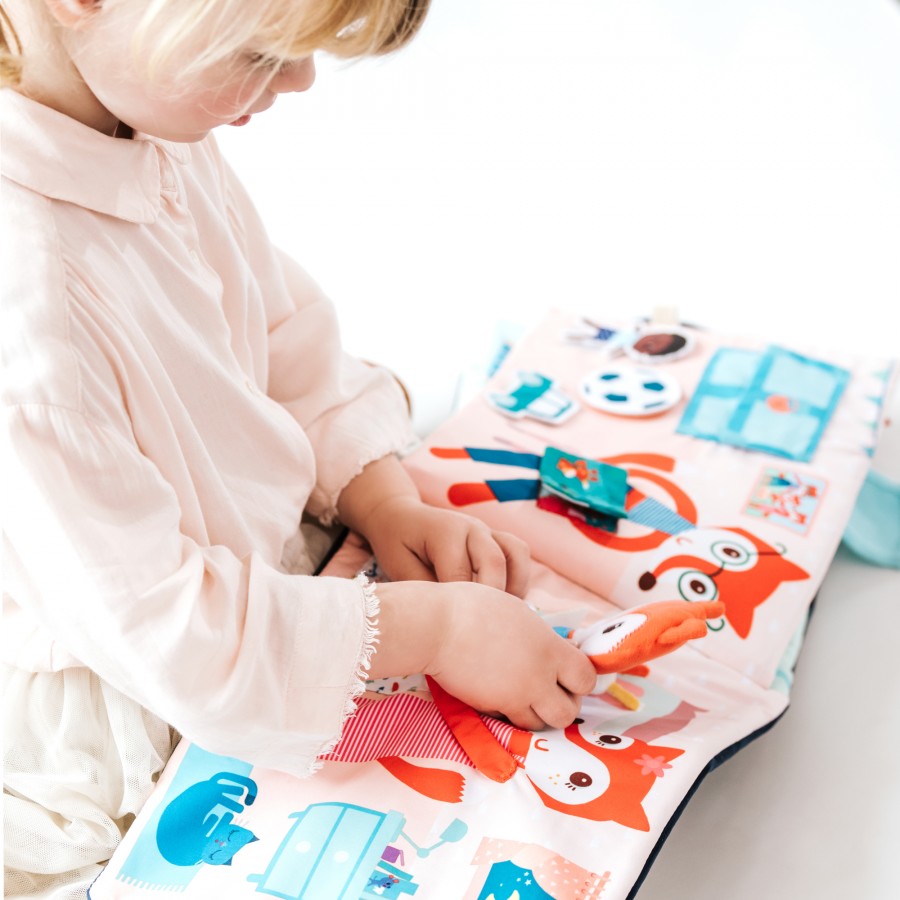 Livre d'activités en tissu "Bonsoir petit Renard" - Lilliputiens