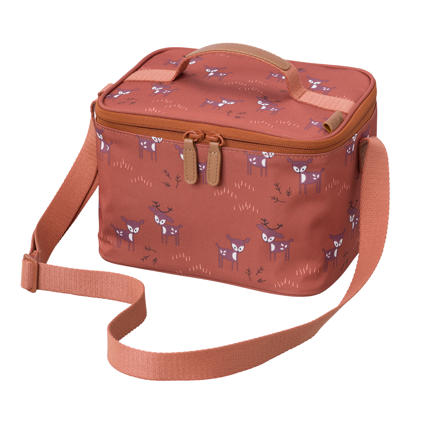 Sas isotherme large "Cerfs terracotta" - Fresk