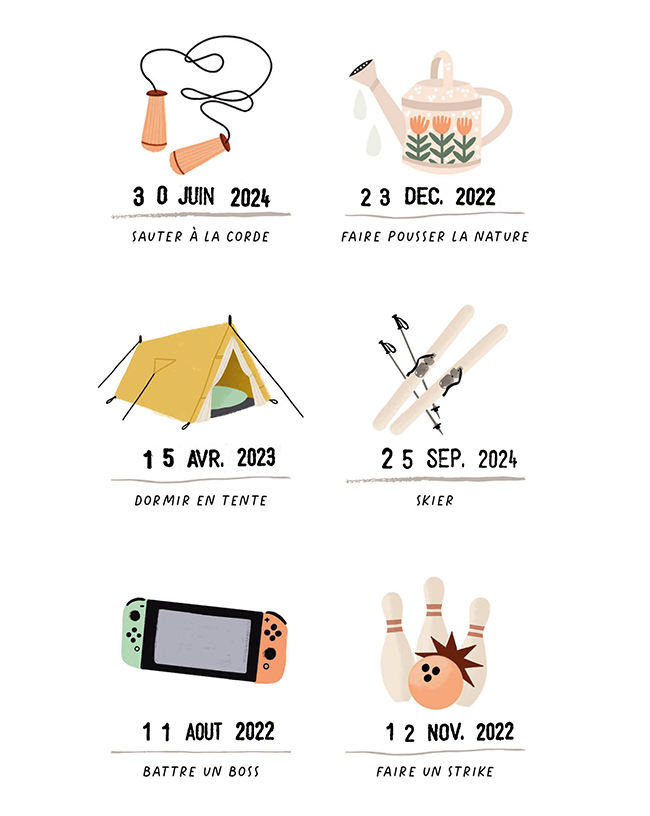 Affiche à tamponner " Moi je sais!" - Les Petites Dates