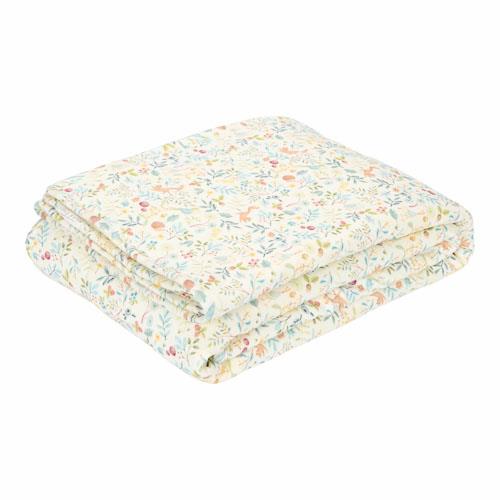Couverture de berceau multicolore Forest Friends - Little Dutch