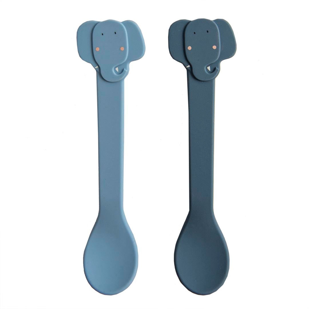Pack de 2 cuillères silicone "Eléphant" - Trixie