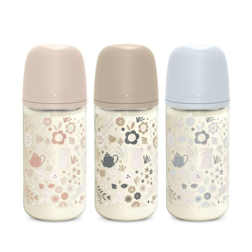 Biberon en verre (240ml) - Suavinex