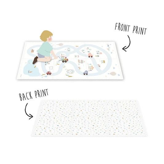 Tapis de jeu en mousse EVA " Village/ Terrazzo" - Play & Go
