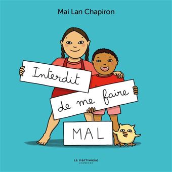 Livre: "Interdit de me faire mal" - La Martinière jeunesse