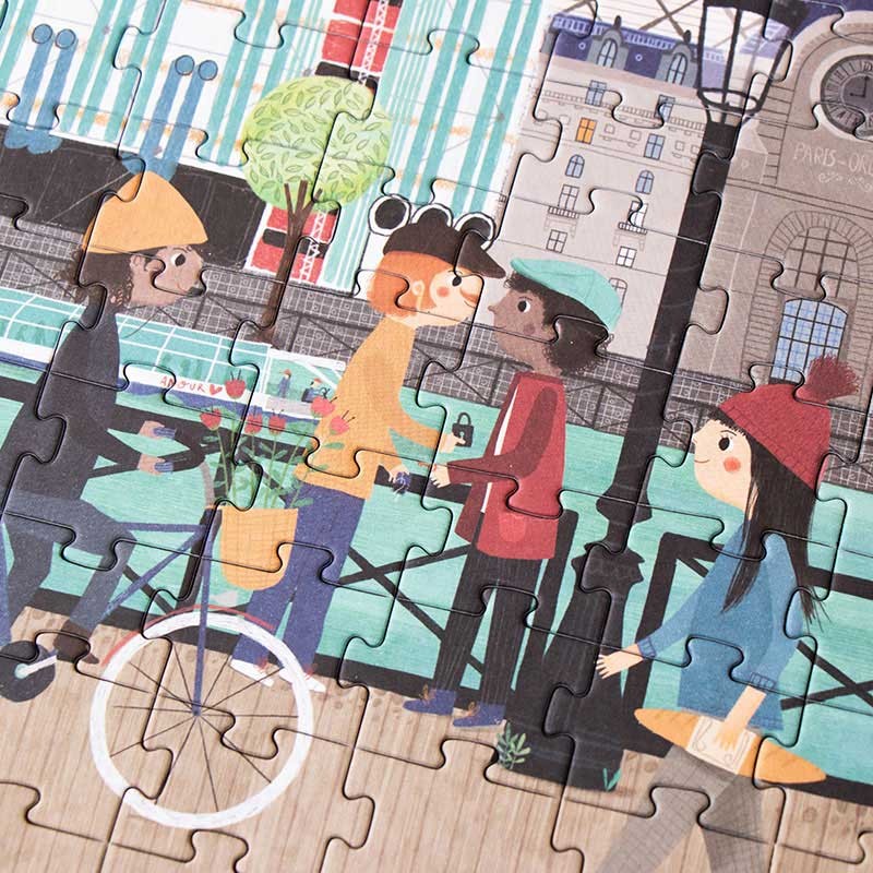 Puzzle réversible "Paris, la ville lumière et de l'amour" - Londji