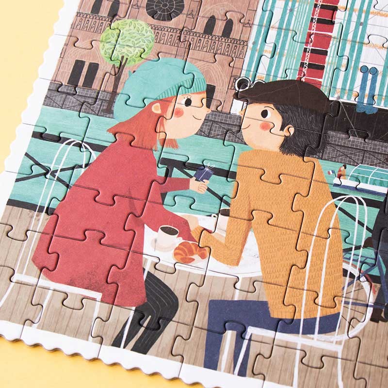 Puzzle réversible "Paris, la ville lumière et de l'amour" - Londji