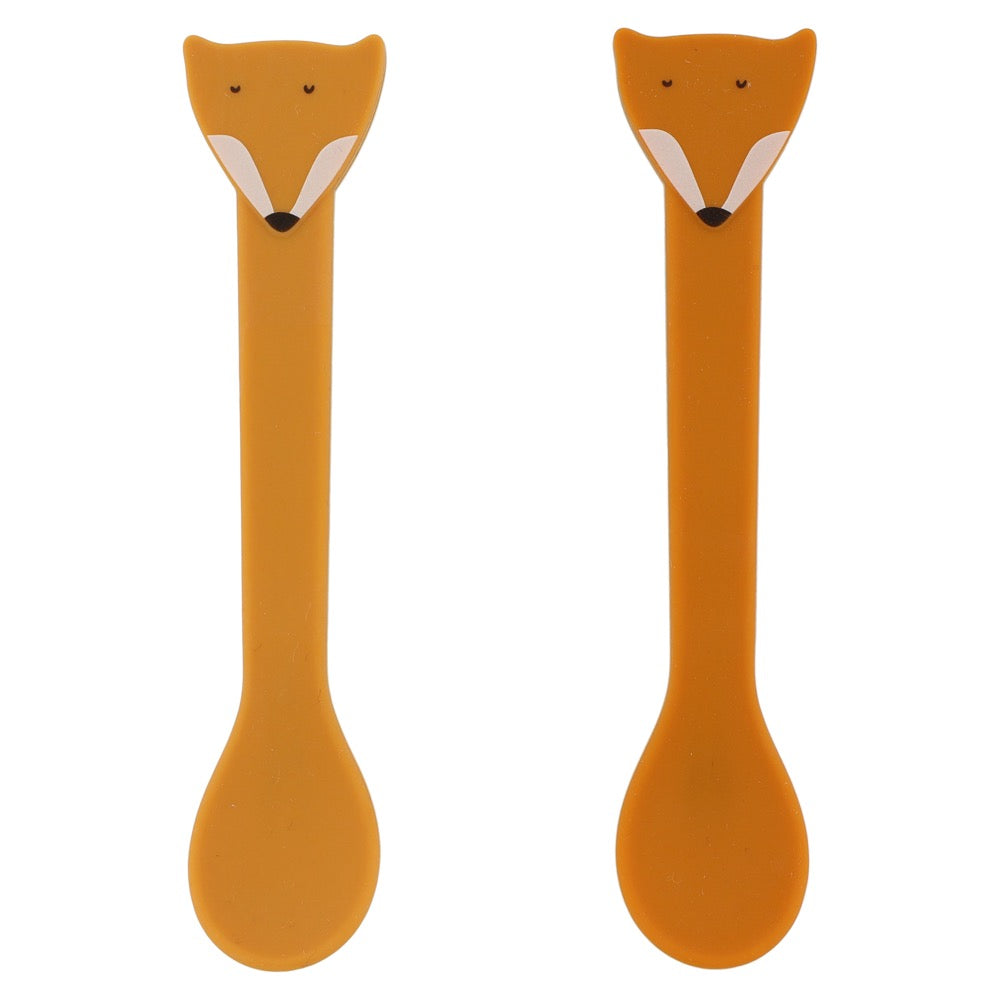 Pack de 2 cuillères silicone "Fox" - Trixie