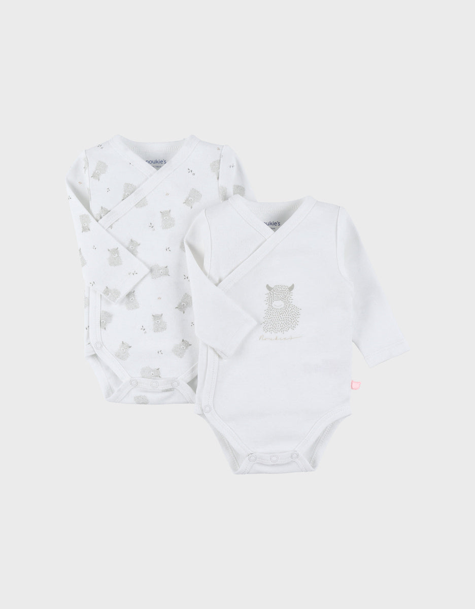 Lot de 2 bodys en coton - Noukies