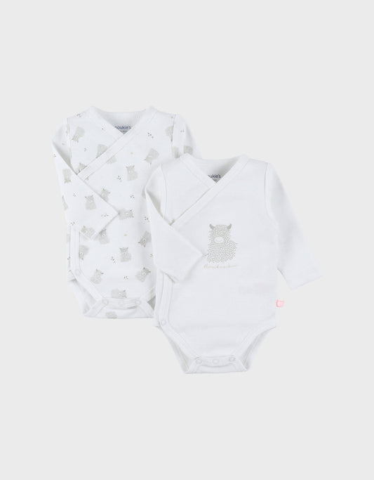 Lot de 2 bodys en coton - Noukies