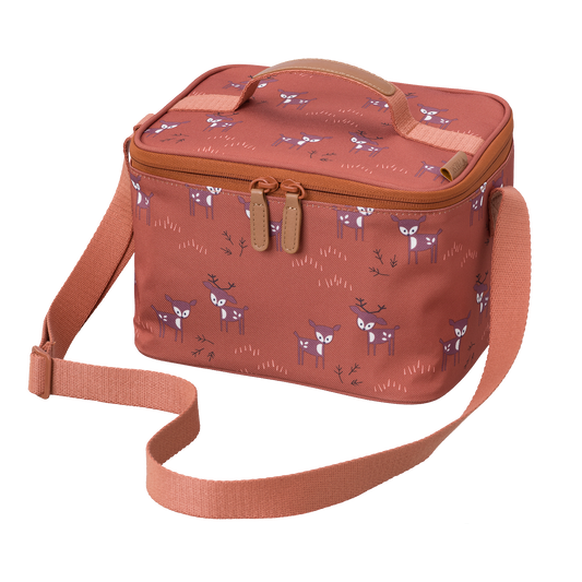 Sas isotherme large "Cerfs terracotta" - Fresk