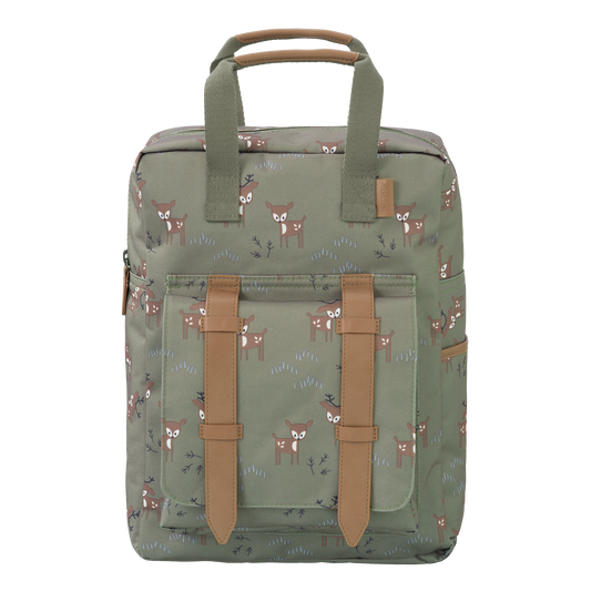 Sac à dos / Cartable Biches Olive - Fresk