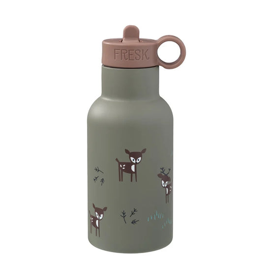 Gourde isotherme 350ml "Biches Vert" - Fresk