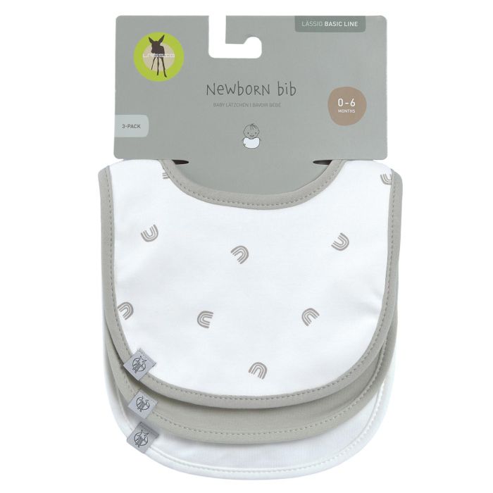 Pack de 3 bavoirs nouveau-né "Rainbow" - Lässig