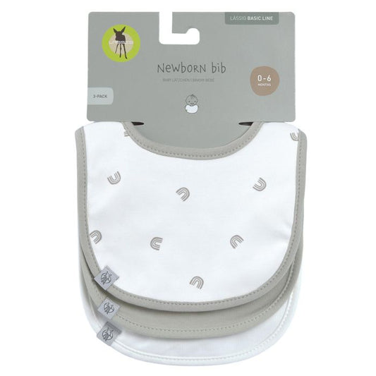 Pack de 3 bavoirs nouveau-né "Rainbow" - Lässig