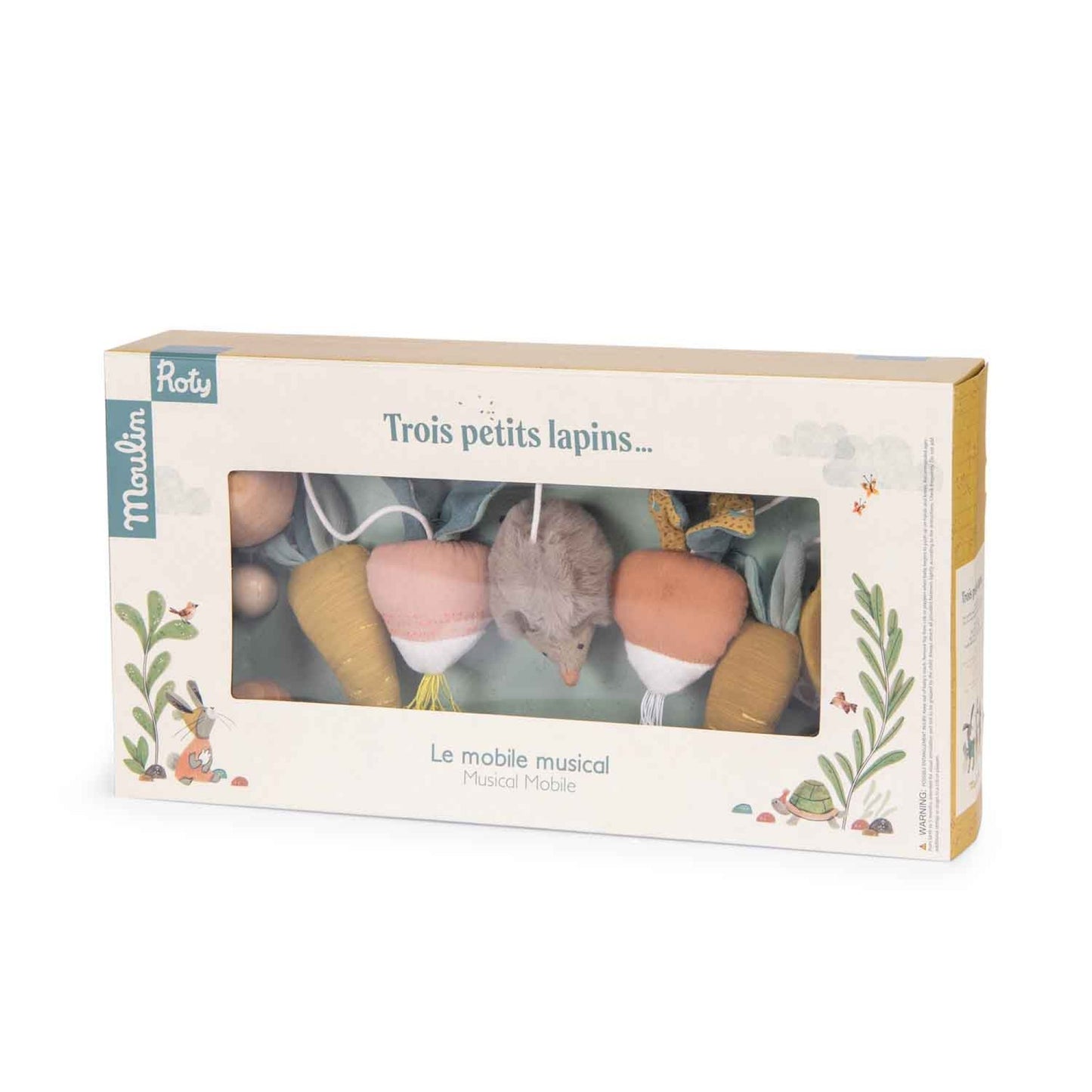 Mobile musical "Trois petits lapins" - Moulin Roty  ♡