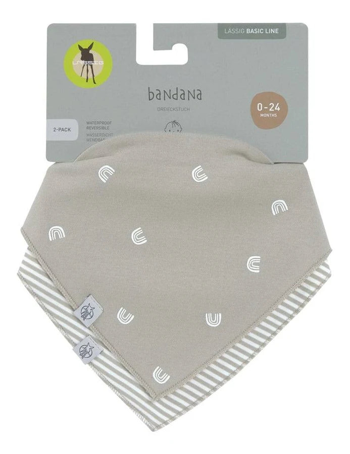 Bavoirs bandana "Rainbow" - Lässig